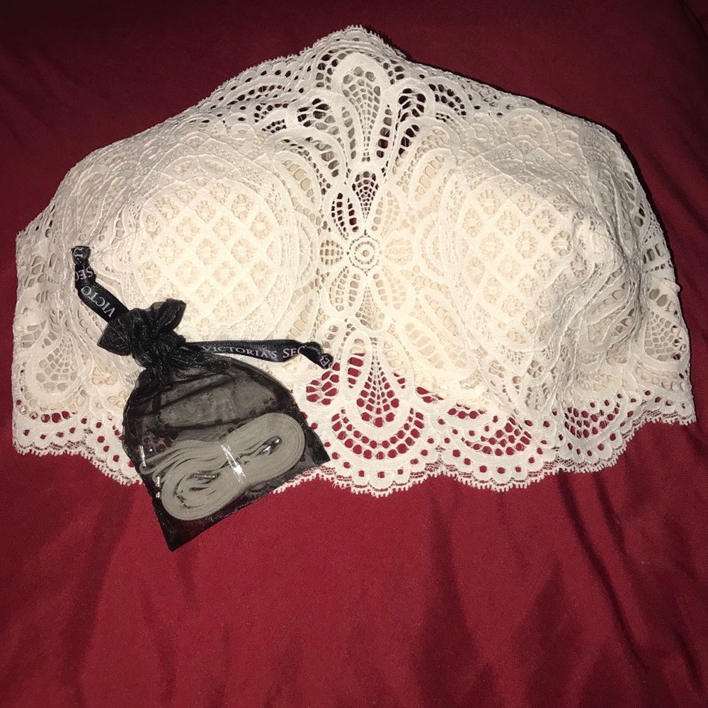 Dream angels VS 34D multi-way white bra with lace